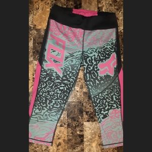 Cropped fox leggings